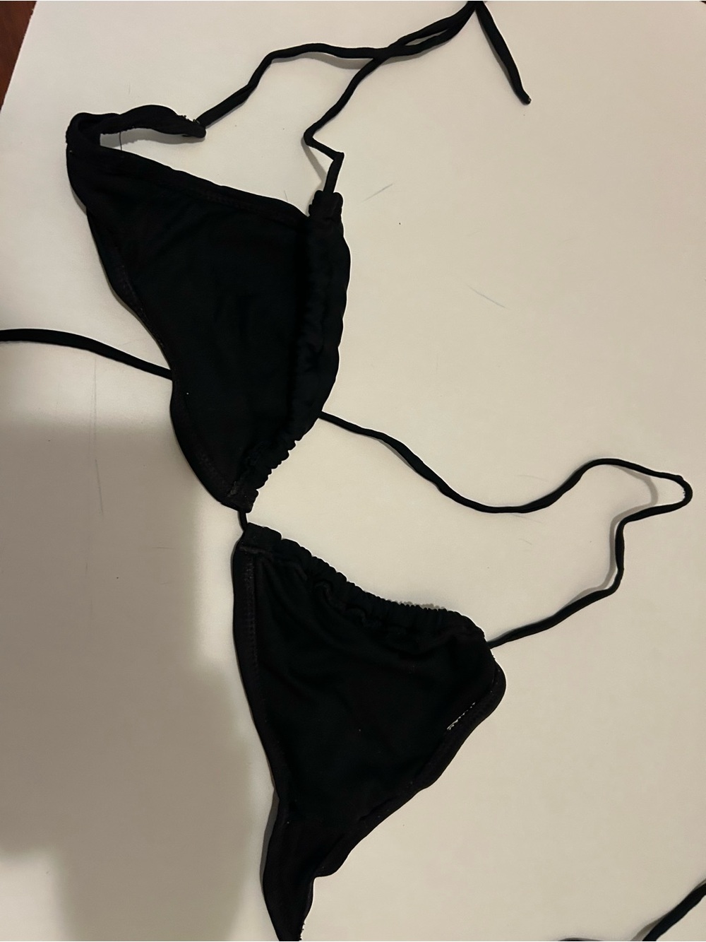 Classic Black Triangle Bikini Set